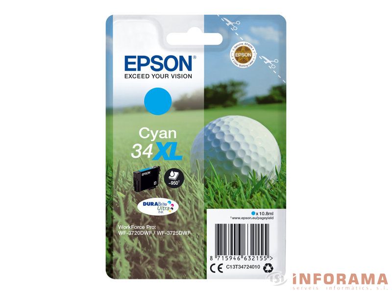 Epson 34XL - Cián