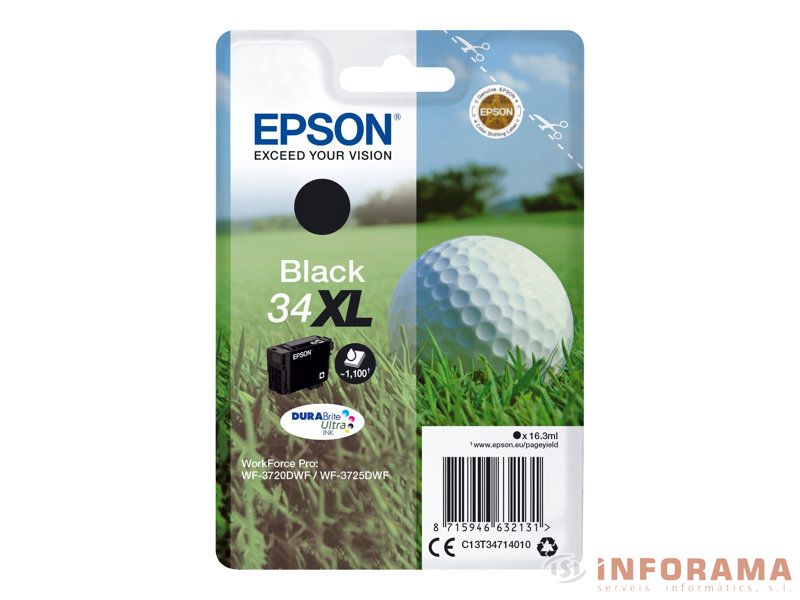 Epson 34XL - Negro